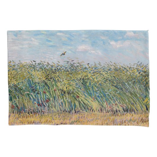 Vincent van Gogh - Wheat Field met een Lark Kussensloop (Voorkant)