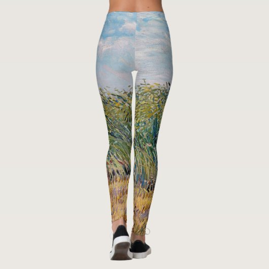 Vincent van Gogh - Wheat Field met een Lark Leggings (Achterkant)