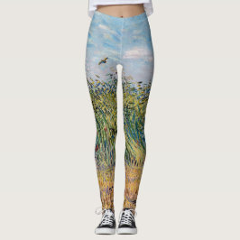 Vincent van Gogh - Wheat Field met een Lark Leggings