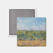 Vincent van Gogh - Wheat Field met een Lark Magneet (Voorkant / Achterkant)