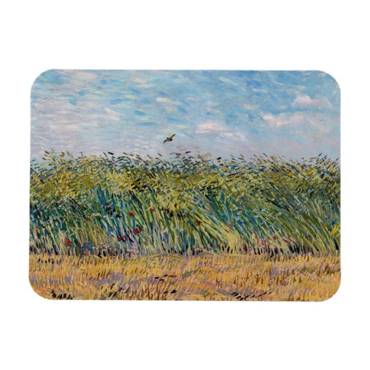 Vincent van Gogh - Wheat Field met een Lark Magneet (Horizontaal)