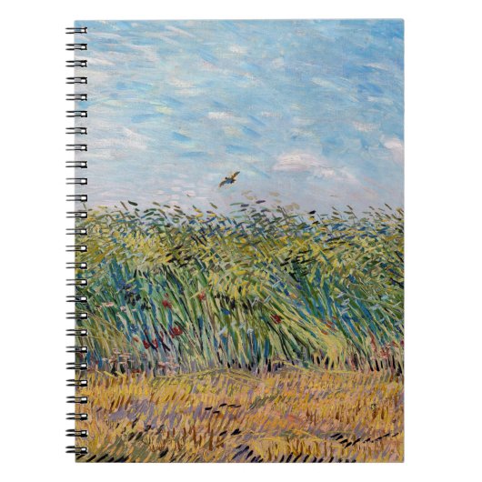 Vincent van Gogh - Wheat Field met een Lark Notitieboek (Voorkant)