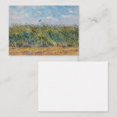 Vincent van Gogh - Wheat Field met een Lark Notitiekaartje (Voorkant / Achterkant)
