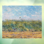 Vincent van Gogh - Wheat Field met een Lark Raamsticker (Vel 3)