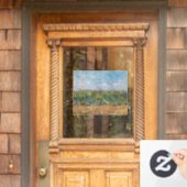 Vincent van Gogh - Wheat Field met een Lark Raamsticker (Huis Deur)