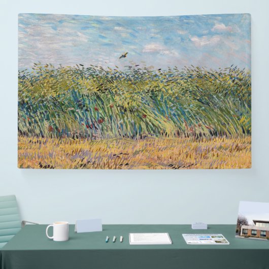 Vincent van Gogh - Wheat Field met een Lark Spandoek (Beurs)