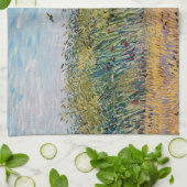 Vincent van Gogh - Wheat Field met een Lark Theedoek (Gevouwen)