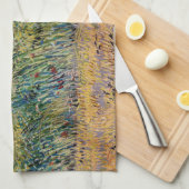 Vincent van Gogh - Wheat Field met een Lark Theedoek (Quarter Fold)