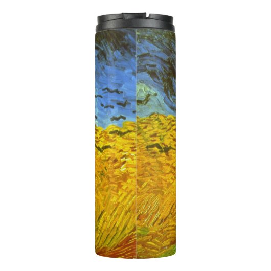 Vincent van Gogh Wheat Field with Crows Thermosbeker (Achterkant)
