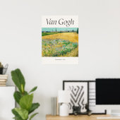 Vincent van Gogh Wheatfield Art Print Vintage (Thuiskantoor)