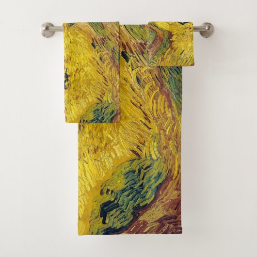 Vincent van Gogh - Wheatfield met Crows Bad Handdoek (Insitu)