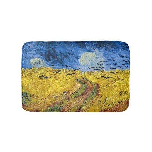Vincent van Gogh - Wheatfield met Crows Badmat (Voorkant)