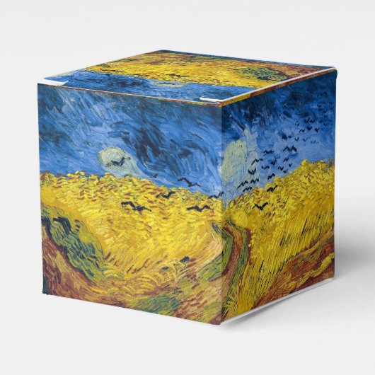 Vincent van Gogh - Wheatfield met Crows Bedankdoosjes (Voorkant Zijde)