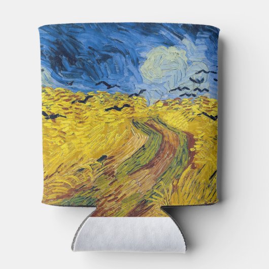 Vincent van Gogh - Wheatfield met Crows Blikjeskoeler (Achterkant)