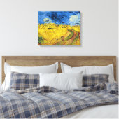 Vincent van Gogh - Wheatfield met Crows Canvas Afdruk (Insitu (Slaapkamer))