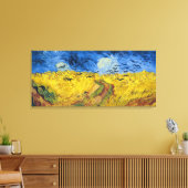 Vincent van Gogh - Wheatfield met Crows Canvas Afdruk (Insitu (Woonkamer))