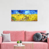 Vincent van Gogh Wheatfield met Crows Canvas Afdruk (Insitu (Woonkamer))