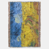 Vincent van Gogh - Wheatfield met Crows Deken (Voorkant Verticaal)