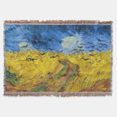 Vincent van Gogh - Wheatfield met Crows Deken (Voorkant)