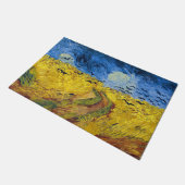 Vincent van Gogh - Wheatfield met Crows Deurmat (Schuin)