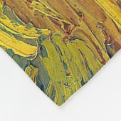 Vincent van Gogh - Wheatfield met Crows Fleece Deken (Hoek)
