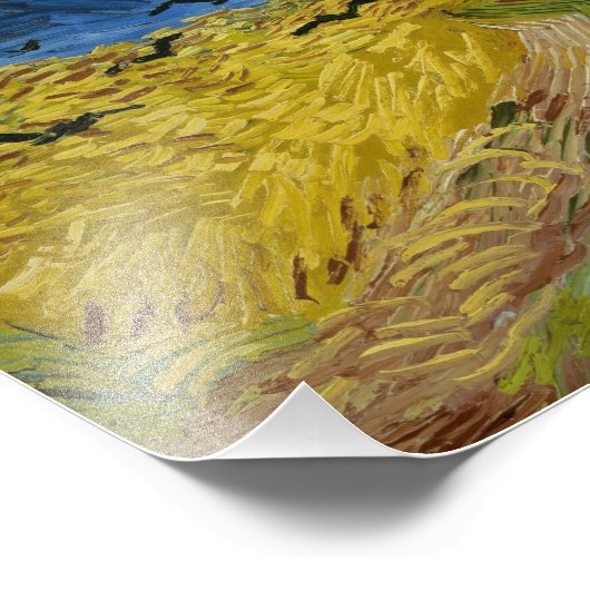 Vincent van Gogh - Wheatfield met Crows Foto Afdruk (Hoek)