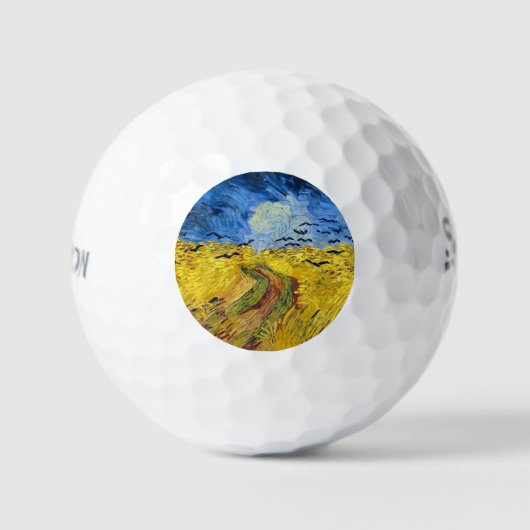 Vincent van Gogh - Wheatfield met Crows Golfballen (Voorkant)