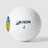 Vincent van Gogh - Wheatfield met Crows Golfballen (Logo)