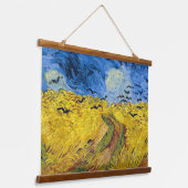 Vincent van Gogh - Wheatfield met Crows Hangend Wandkleed (Gebogen)