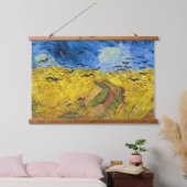 Vincent van Gogh - Wheatfield met Crows Hangend Wandkleed (Slaapkamer)
