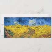 Vincent van Gogh - Wheatfield met Crows Kaart (Voorkant)