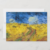 Vincent van Gogh - Wheatfield met Crows Kaart (Voorkant)