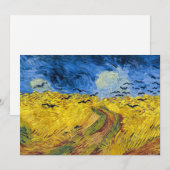 Vincent van Gogh - Wheatfield met Crows Kaart (Voorkant / Achterkant)