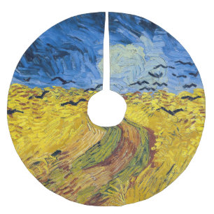 Vincent van Gogh - Wheatfield met Crows Kerstboom Rok