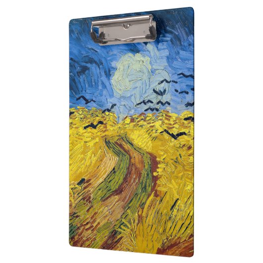 Vincent van Gogh - Wheatfield met Crows Klembord (Links)