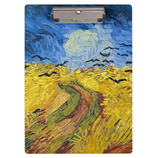 Vincent van Gogh - Wheatfield met Crows Klembord (Voorkant)