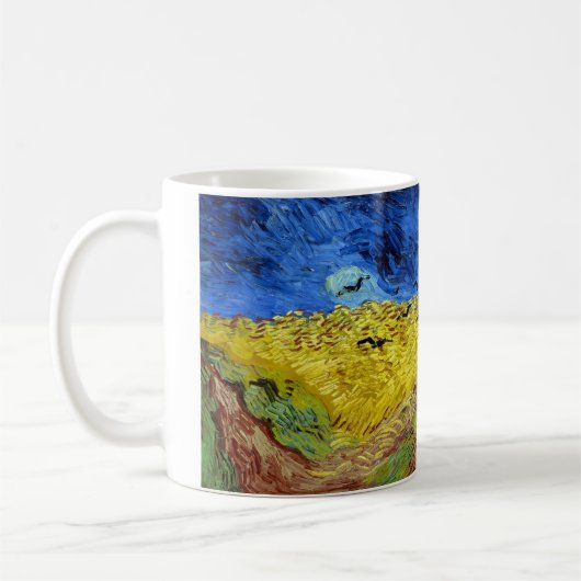 Vincent van Gogh Wheatfield met Crows Koffiemok (Links)