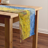 Vincent van Gogh - Wheatfield met Crows Korte Tafelloper (Voorbeeld)