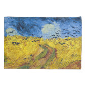 Vincent van Gogh - Wheatfield met Crows Kussensloop (Achterkant)