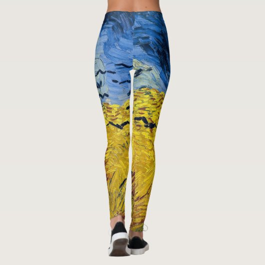 Vincent van Gogh - Wheatfield met Crows Leggings (Achterkant)