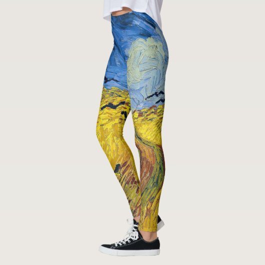 Vincent van Gogh - Wheatfield met Crows Leggings (Links)