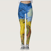 Vincent van Gogh - Wheatfield met Crows Leggings (Voorkant)