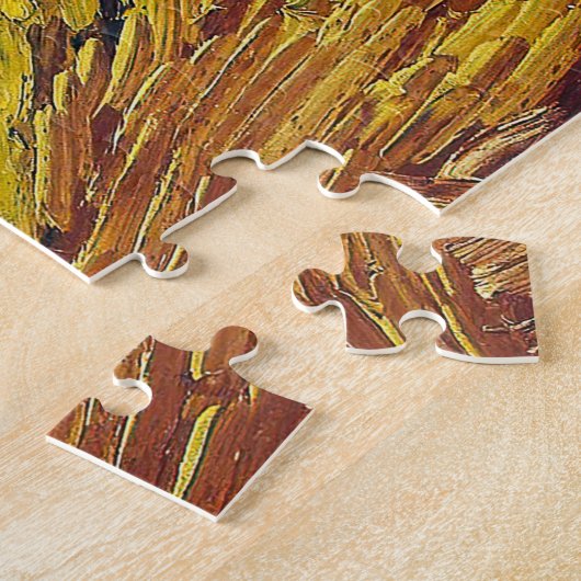 Vincent van Gogh - Wheatfield met Crows Legpuzzel (Zijkant)