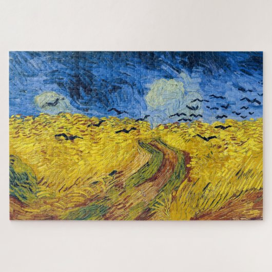 Vincent van Gogh - Wheatfield met Crows Legpuzzel (Horizontaal)