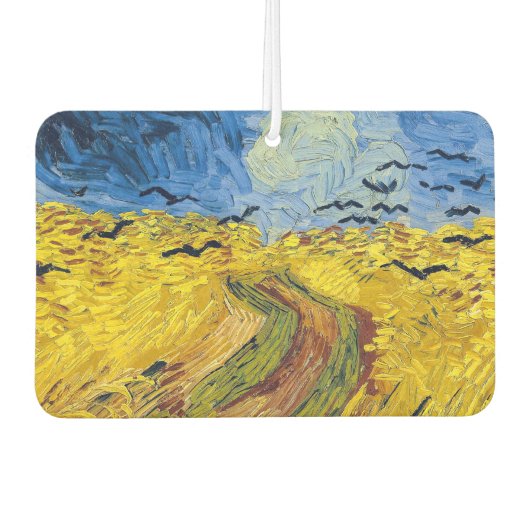 Vincent van Gogh - Wheatfield met Crows Luchtverfrisser (Voorkant)