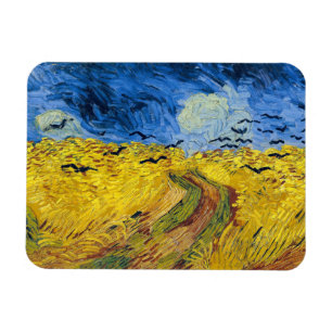 Vincent van Gogh - Wheatfield met Crows Magneet