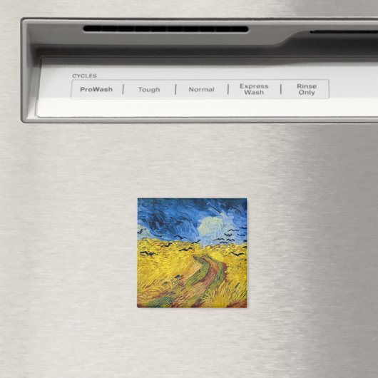 Vincent van Gogh - Wheatfield met Crows Magneet (Insitu (Vaatwasser))