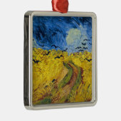 Vincent van Gogh - Wheatfield met Crows Metalen Ornament (Rechts)
