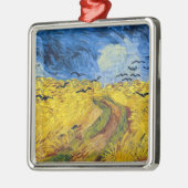 Vincent van Gogh - Wheatfield met Crows Metalen Ornament (Links)
