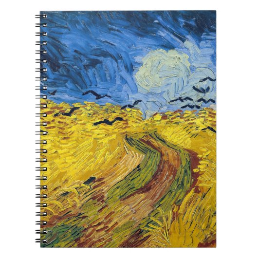 Vincent van Gogh - Wheatfield met Crows Notitieboek (Voorkant)